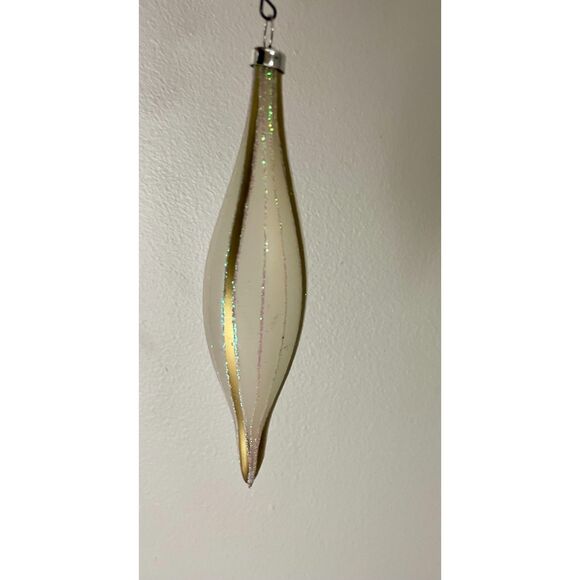 Set of 4 Clear Acrylic Christmas Ornaments Angel Finial Bulb Vintage 1989 - Picture 9 of 13